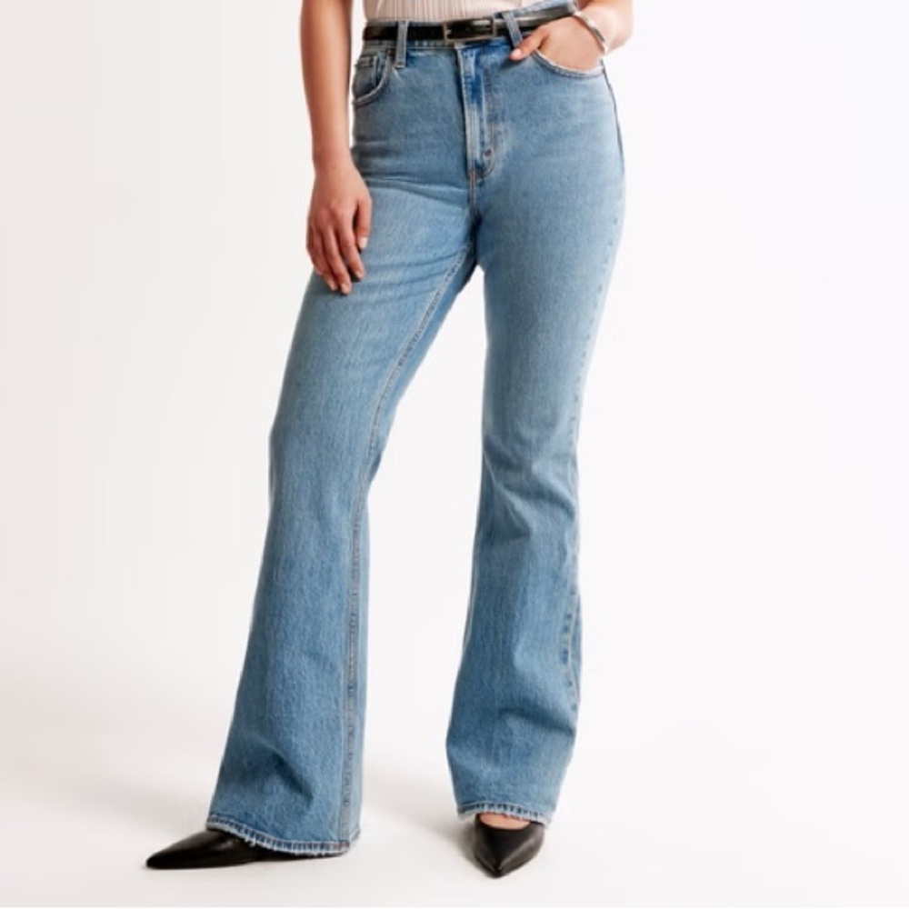 Abercrombie & Fitch Light Blue Flare Jeans